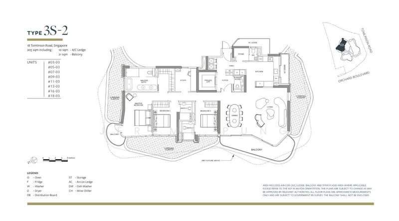 Park Nova, 18 Tomlinson Road, 3 Bedrooms, 2,207 sqft, Condominium For Sale, by Jereme Pung, 500022870 - PropertyGuru.com.sg