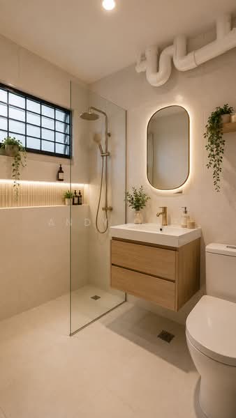 816 Jurong West Street 81, 816 Jurong West Street 81, 3 Bedrooms, 1,163 sqft, HDB Flat For Sale, by Andy Ong, 500022872 - Master Bathroom - PropertyGuru.com.sg