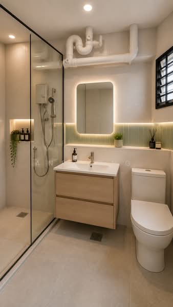 816 Jurong West Street 81, 816 Jurong West Street 81, 3 Bedrooms, 1,163 sqft, HDB Flat For Sale, by Andy Ong, 500022872 - Common Bathroom - PropertyGuru.com.sg