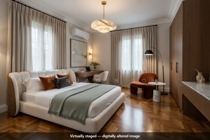 GENEROUS & REGULAR PLOT, LOW PSF CORNER-TERRACE, 1km to St. Stephen's, Opera Estate Primary Schools, Eunos / Geylang / Paya Lebar, 7 Bedrooms, 3,300 sqft, Corner Terrace For Sale, by Benjamin Soh, 500023015 - Bedroom - PropertyGuru.com.sg