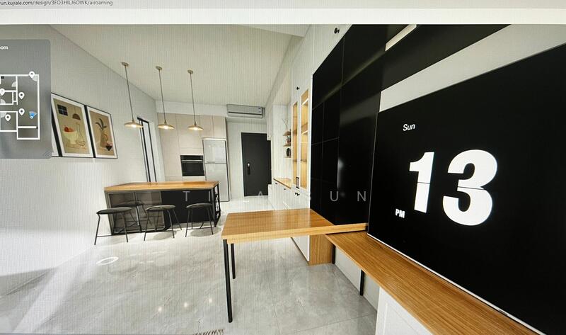 Piccadilly Grand Condominium For Sale at S$ 2,990,000 | PropertyGuru Singapore - Rendering for Dinning & Living