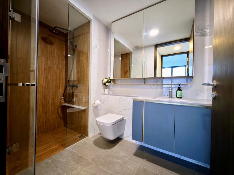 AMO Residence, 23 Ang Mo Kio Rise, 2 Bedrooms, 614 sqft, Condominium For Rent, by Zheng Libin, 500023100 - Bathroom - PropertyGuru.com.sg