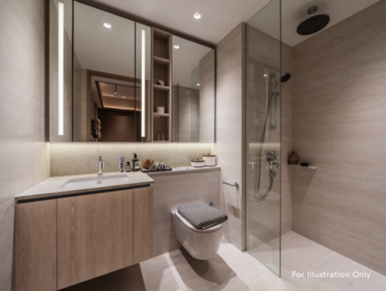 ⭐️SAFE Growth Potential: New 3-Bedroom Near GLS, Attractive $25XX PSF! DON'T MISS! Condominium For Sale at S$ 2,460,000 | PropertyGuru Singapore - Bathroom