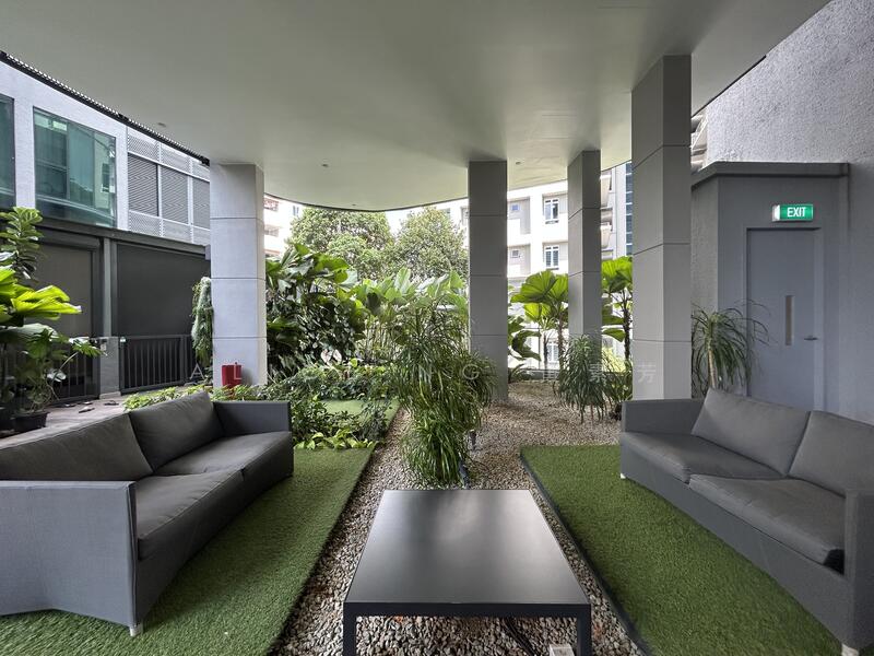 Sheltered outdoor seats