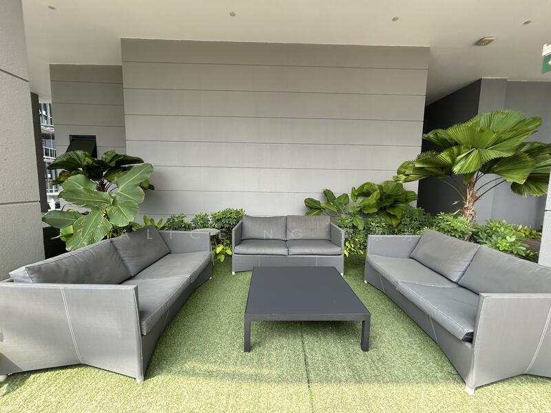 Sheltered outdoor seating