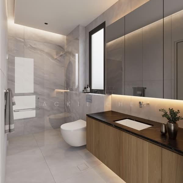 ❤️GIANT⚡️Closing Soon! Brand New Freehold 4 Lvls Bungalows w Pools, Lift & Attic, Jalan Tua Kong/ Figaro Gardens/ Jalan Jamal, 9 Bedrooms, 12,200 sqft, Bungalow House For Sale, by Jackie Chew, 500023432 - Bathroom - PropertyGuru.com.sg