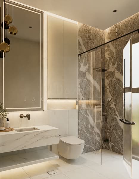 ❤️GIANT⚡️Brand New Freehold 4 Levels Bungalows w Pools, Lift & Attic, Jalan Tua Kong/ Figaro Gardens/ Jalan Jamal, 9 Bedrooms, 12,200 sqft, Bungalow House For Sale, by Jackie Chew, 500023432 - Bathroom - PropertyGuru.com.sg