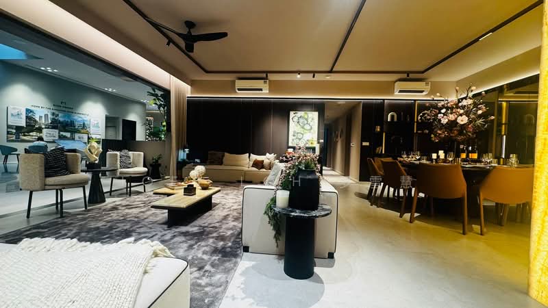 River Modern Condominium For Sale at S$ 5,995,000 | PropertyGuru Singapore - Living Room