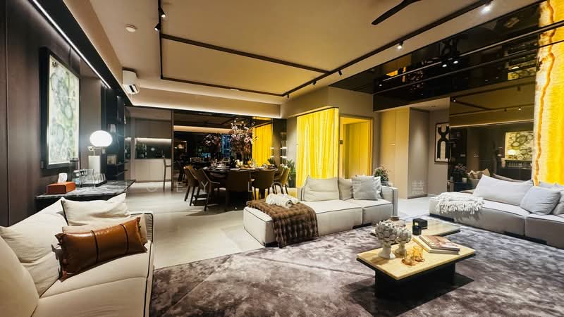 River Modern Condominium For Sale at S$ 5,995,000 | PropertyGuru Singapore - Living Room