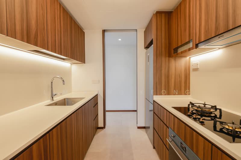 Lentor Modern, 3 Lentor Central, 3 Bedrooms, 1,109 sqft, Condominium For Rent, by Lim Yong Keong, 500024051 - Kitchen - PropertyGuru.com.sg