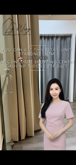 Concorde Shopping Centre, 317 Outram Road, Alexandra / Commonwealth, 258 sqft, Other Retail For Sale, by Liz Weng, 500024448 - CommercialGuru.com.sg