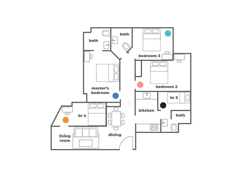Sam Kiang Mansions, 23 Saint Thomas Walk, Room Rental, 148 sqft, Condominium For Rent, by Cove, 500024573 - PropertyGuru.com.sg