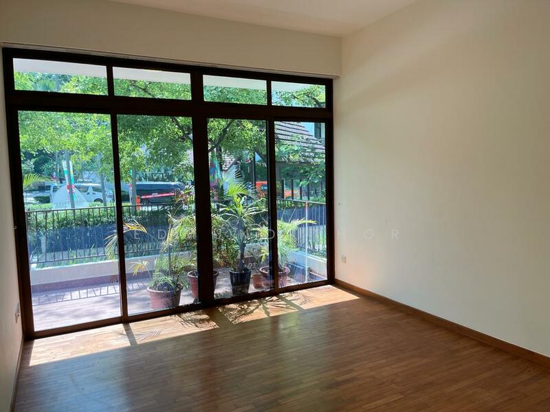 Master bedroom with balcony