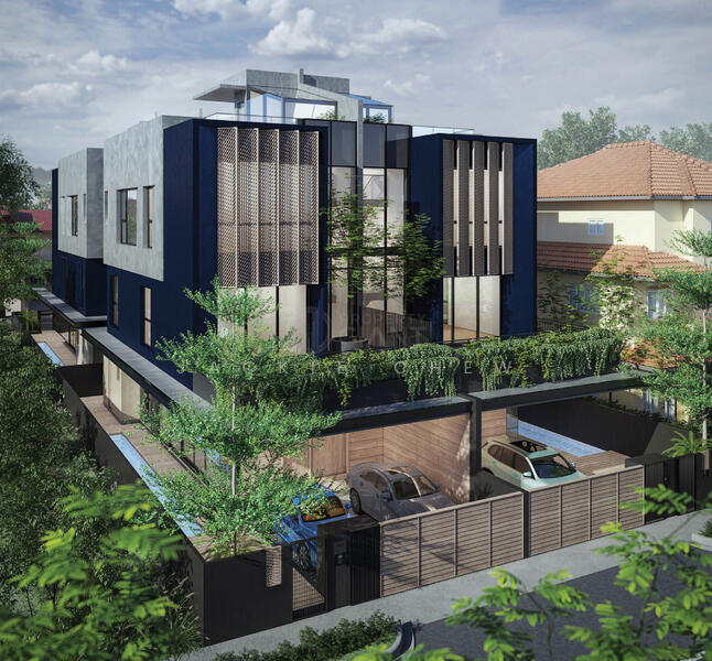 ❤️GIANT⚡️4 Levels Brand New Semi-D w Pool, Jacuzzi, Attic & Lift Semi-Detached House For Sale at S$ 8,780,000 | PropertyGuru Singapore - Exterior