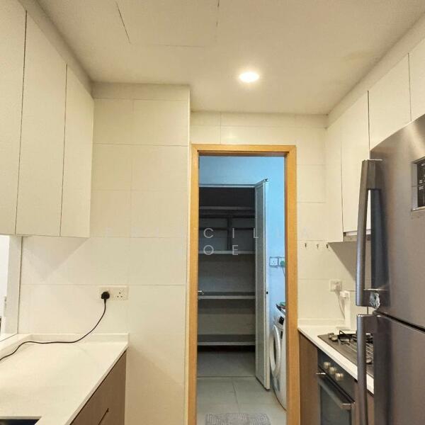 NV Residences Condominium For Sale at S$ 2,028,888 | PropertyGuru Singapore - Full view of kitchen w yard & storeroom