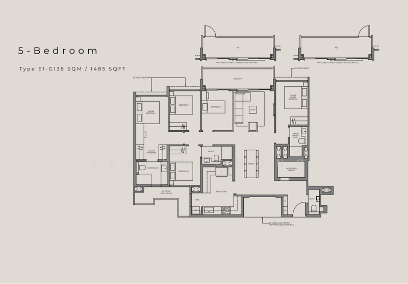 Faber Residence, Faber Walk, 5 Bedrooms, 1,485 sqft, Condominium For Sale, by Jeslyn Chong, 500025651 - PropertyGuru.com.sg