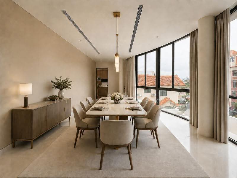 ✔️ FINEST - Almost Brand New Detached, Changi Road, Eunos / Geylang / Paya Lebar, 7 Bedrooms, 12,018 sqft, Detached House For Sale, by Julius WL Fock, 500025712 - Dining Room - PropertyGuru.com.sg