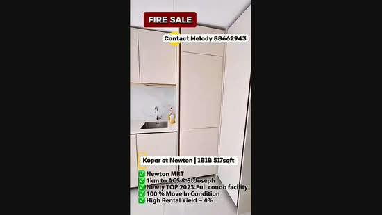 Kopar At Newton, 6 Makeway Avenue, 1 Bedroom, 517 sqft, Condominium For Sale, by Melody Liew, 500025876 - PropertyGuru.com.sg