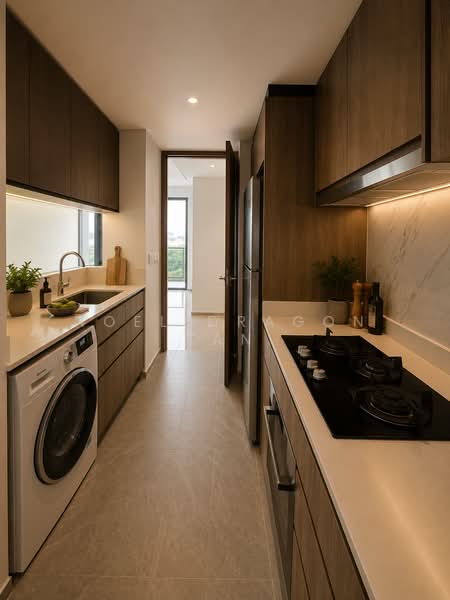 Bartley Vue, 8 Jalan Bunga Rampai, 2 Bedrooms, 732 sqft, Condominium For Sale, by Noel DRAGON Tan, 500025957 - Kitchen - PropertyGuru.com.sg