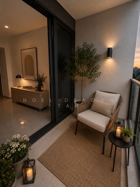 Bartley Vue, 8 Jalan Bunga Rampai, 2 Bedrooms, 732 sqft, Condominium For Sale, by Noel DRAGON Tan, 500025957 - Balcony - PropertyGuru.com.sg