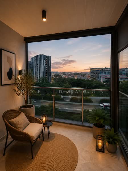 Bartley Vue, 8 Jalan Bunga Rampai, 2 Bedrooms, 732 sqft, Condominium For Sale, by Noel DRAGON Tan, 500025957 - Balcony - PropertyGuru.com.sg