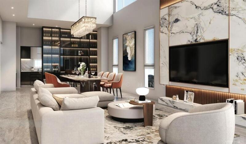 LANDED7772@ Brand New D15 Corner Terrace Park 4 Cars, Upper East Coast, 5 Bedrooms, 5,800 sqft, Corner Terrace For Sale, by Ivan Chng, 500026185 - Living Room (Artist's Impression) - PropertyGuru.com.sg