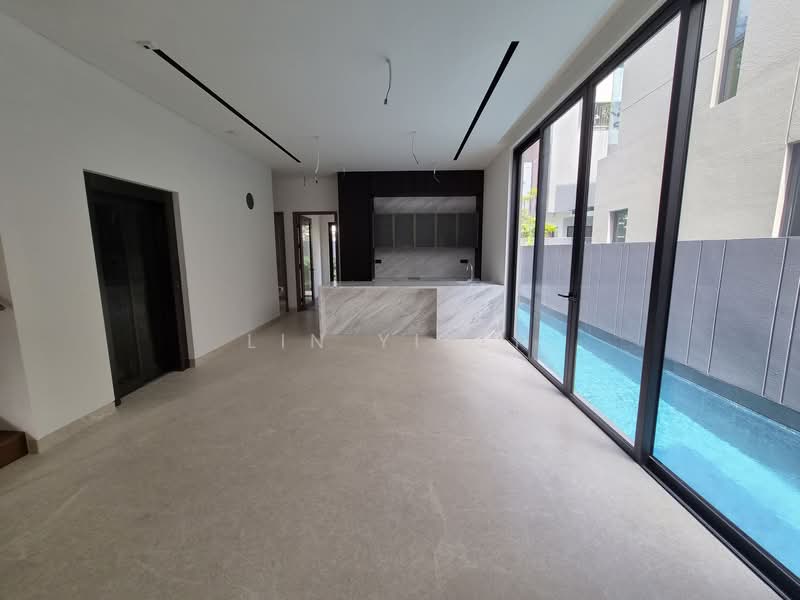 Palm Road Brand New Detached. East Coast D15. Call 9444.4449 Semi-Detached House For Sale at S$ 11,180,000 | PropertyGuru Singapore - Living Hall