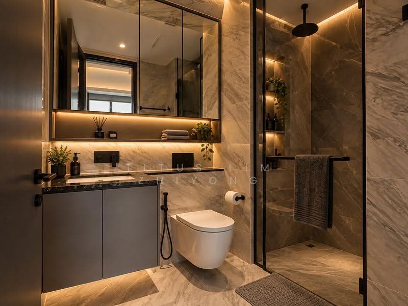 The Landmark, 173 Chin Swee Road, Alexandra / Commonwealth, 2 Bedrooms, 678 sqft, Condominium For Sale, by Titus Lim Zhiyong, 500026226 - Bathroom - PropertyGuru.com.sg