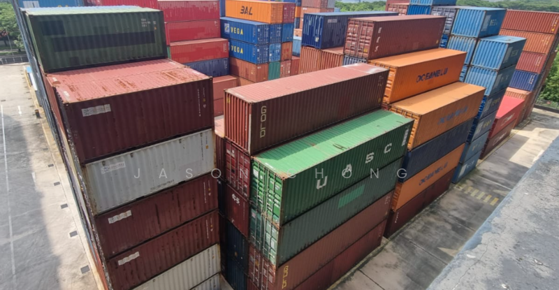 Warehouse, Open Yard, Concrete Floor, West , Container Yard, Warehouse ...