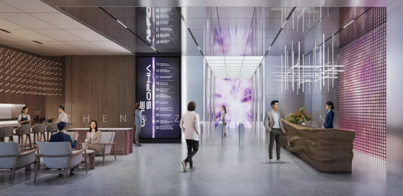 One Sophia, 1 Sophia Road, 1,173 sqft, Office For Sale, by Zheng Zong Jian, 500027096 - Lobby - CommercialGuru.com.sg
