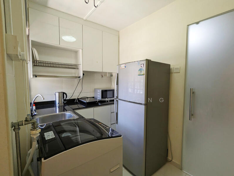 Kitchenette with appliances