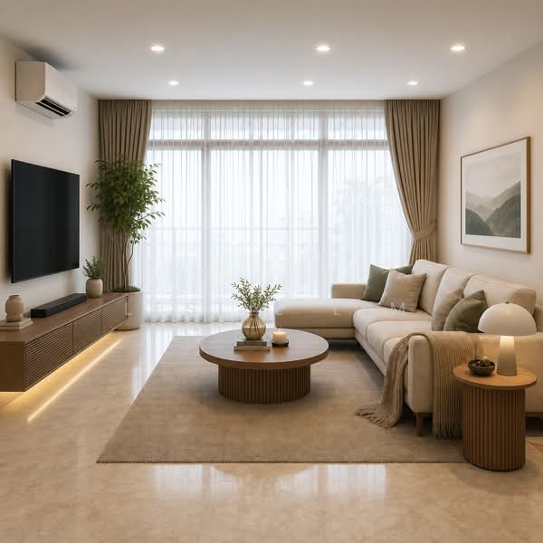 Crescendo Park, 6 Jalan Tua Kong, 4 Bedrooms, 2,120 sqft, Condominium For Sale, by Leslie Lim, 500027498 - Living Room - PropertyGuru.com.sg