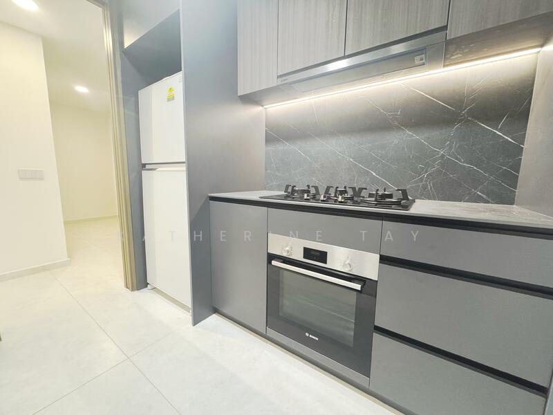 Modern Kitchen, Fridge, Oven, Hood & Hob