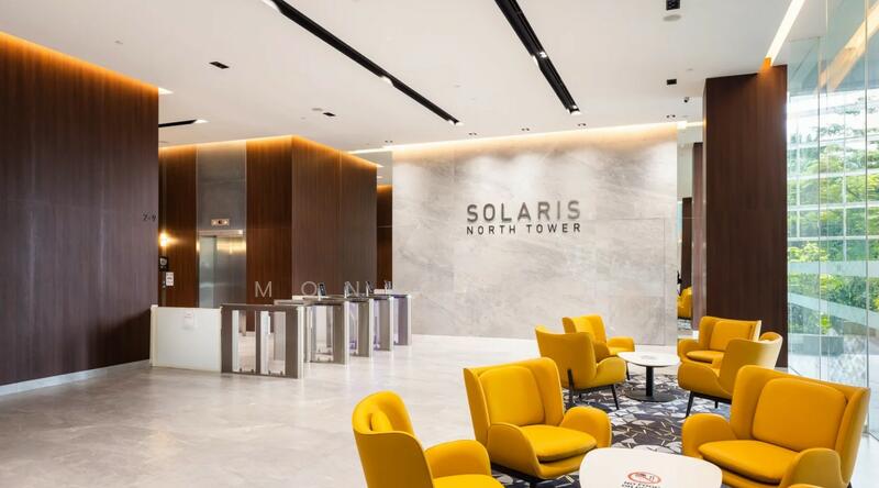 Solaris @ One-North, 1 Fusionopolis Walk, 4,816 sqft, Light Industrial (B1) For Rent, by Monica Oh, 500027725 - Lobby - CommercialGuru.com.sg