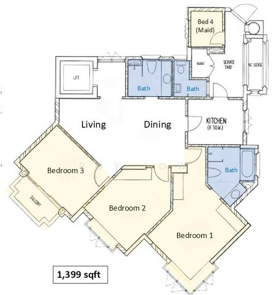 For Sale ⭐️$1450psf Seaview⭐️5min Tanjong Rhu MRT ⭐️ 2/3bed 3bath 1maid⭐️CBD City Marina Living! ***CLOSING