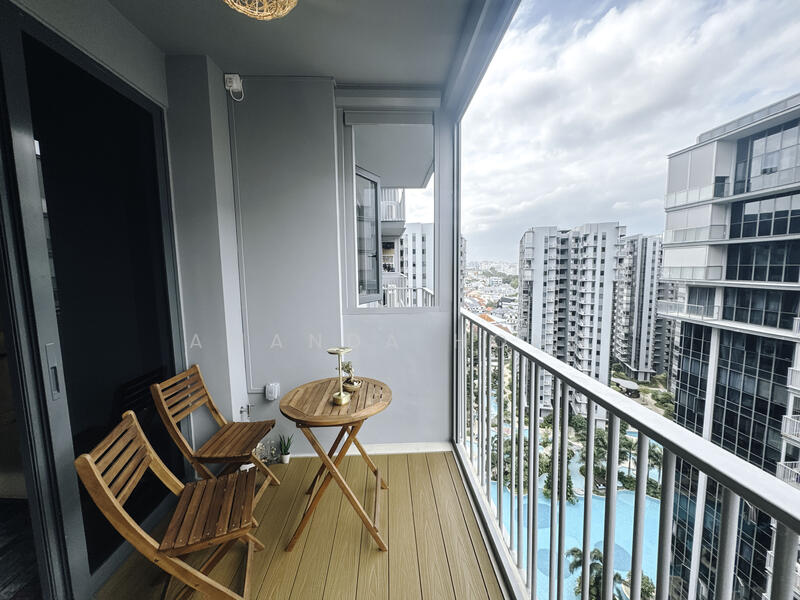 Balcony with beautiful view 