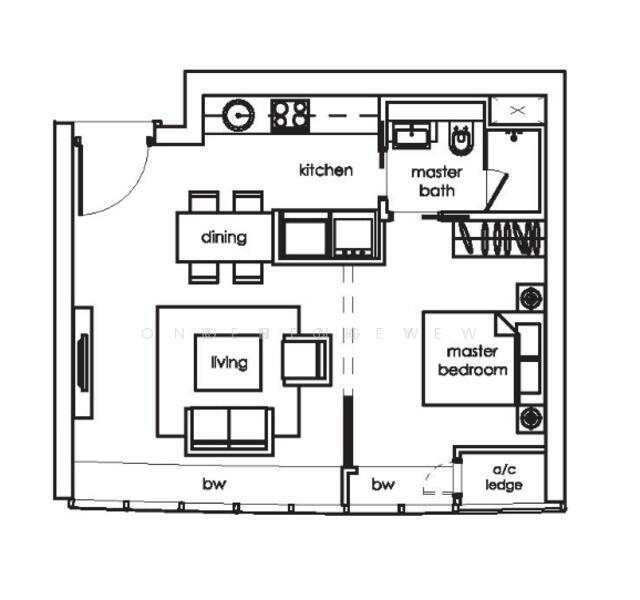 One Shenton, 1 Shenton Way, 1 Bedroom, 537 sqft, Condominium For Rent, by Ben Chew, 500028127 - PropertyGuru.com.sg