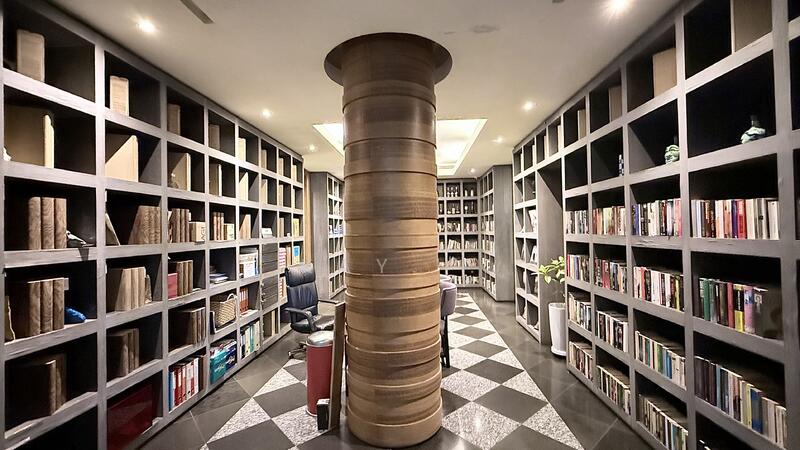 Library at clubhouse