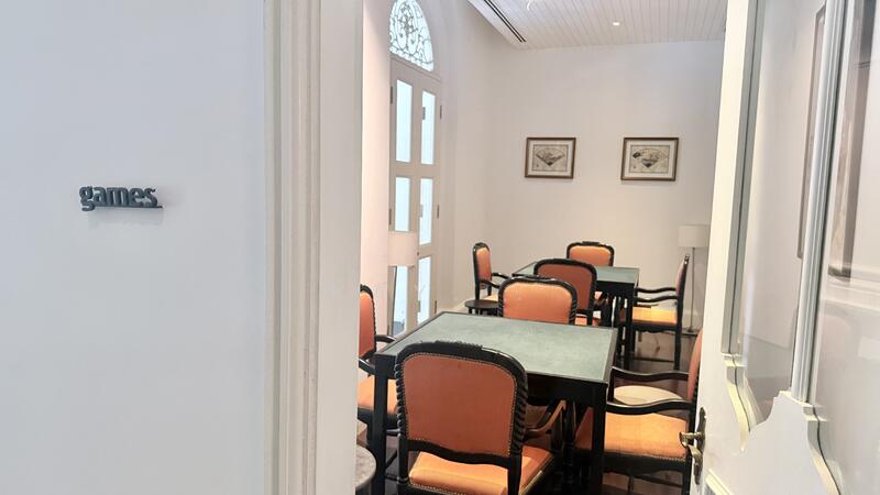 Games room at clubhouse