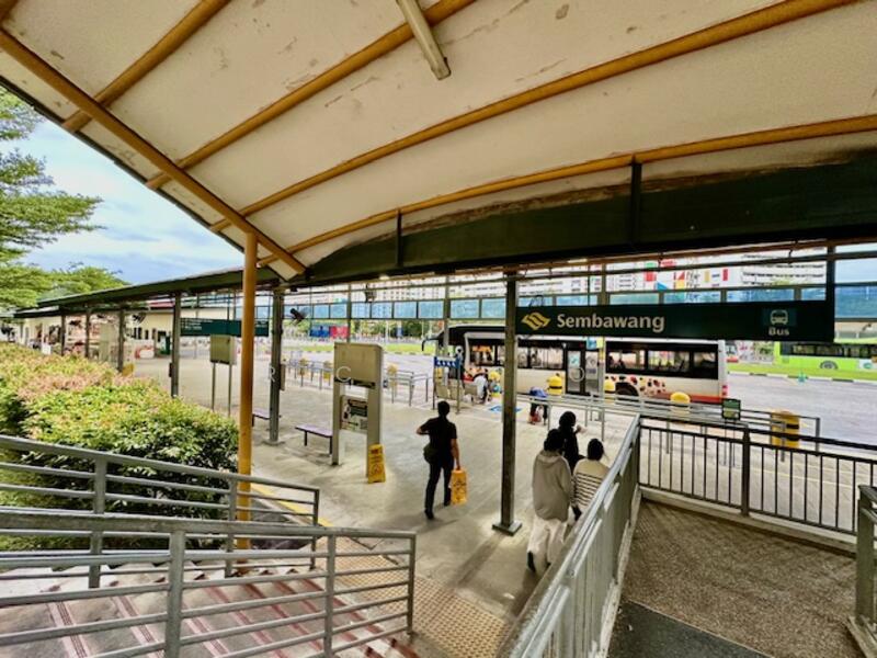 Beside bus interchange 