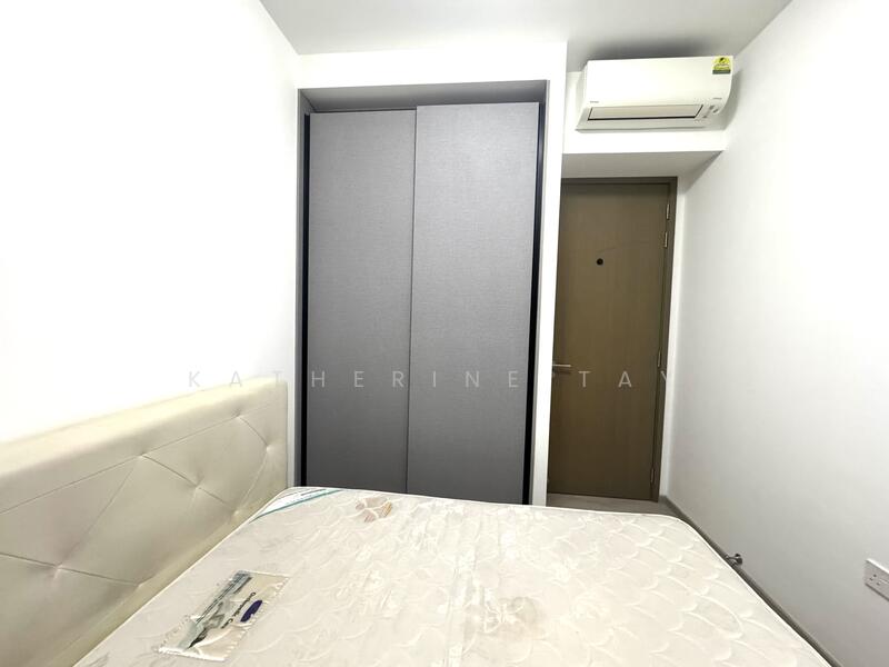 1st Bedroom, with wardrobe & air-Cond
