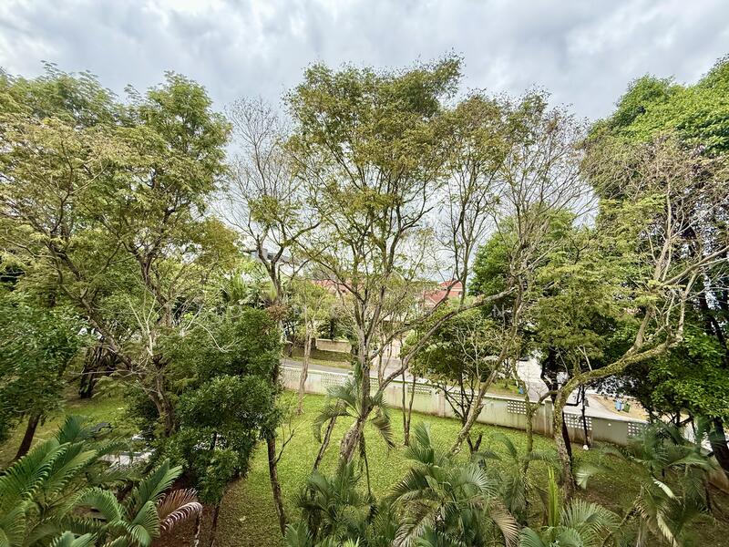 The Lush and Quiet from your Balcony