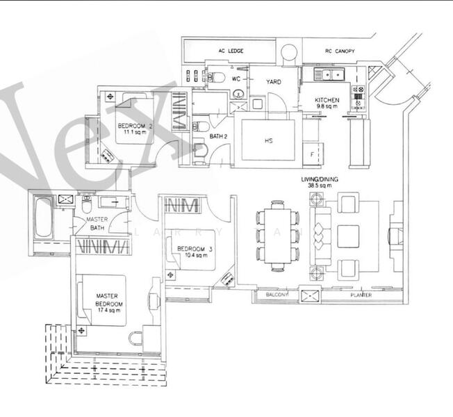 Monterey Park Condominium Condominium For Sale at S$ 2,380,000 | PropertyGuru Singapore