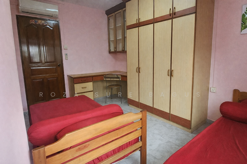 Bedroom 2 with corner study area