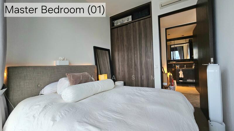 🌟1km SCGS/ACS🌟Walk to Stevens MRT🌟High Rental Yield🌟High floor pool view, , 2 Bedrooms, 624 sqft, Condominium For Sale, by Linda Sim, 500029891 - Master Bedroom - PropertyGuru.com.sg