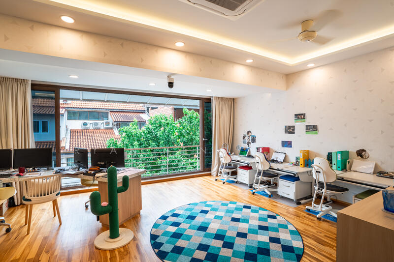 Just Listed | Fully Renovated 2.5-Sty Terrace with Pool | Must View Terraced House For Sale at S$ 5,350,000 | PropertyGuru Singapore - Study