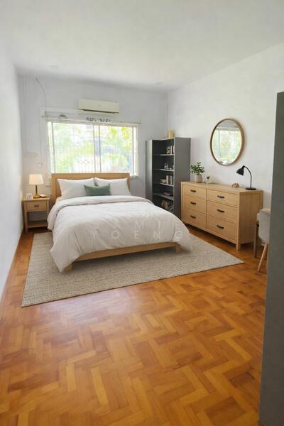 Old Charm 2 Storey Corner Terrace in a Prime Convenient Location Corner Terrace For Sale at S$ 4,900,000 | PropertyGuru Singapore - Master Bedroom