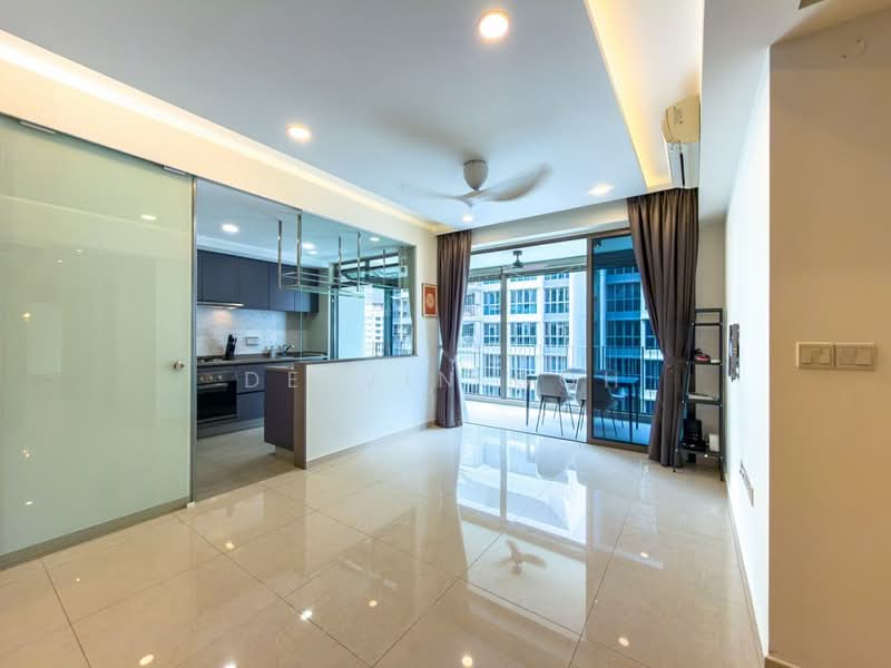 Rivercove Residences EC, 20 Anchorvale Ln, 3 Bedrooms, 1,109 sqft, Condominium For Sale, by Delvin Goh, 500030696 - Living Room - PropertyGuru.com.sg