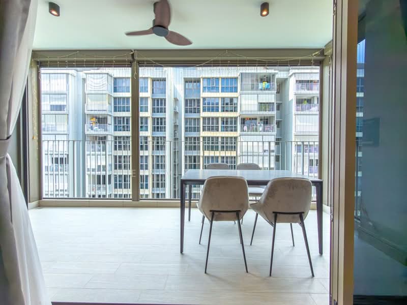 Rivercove Residences EC, 20 Anchorvale Ln, 3 Bedrooms, 1,109 sqft, Condominium For Sale, by Delvin Goh, 500030696 - Balcony - PropertyGuru.com.sg