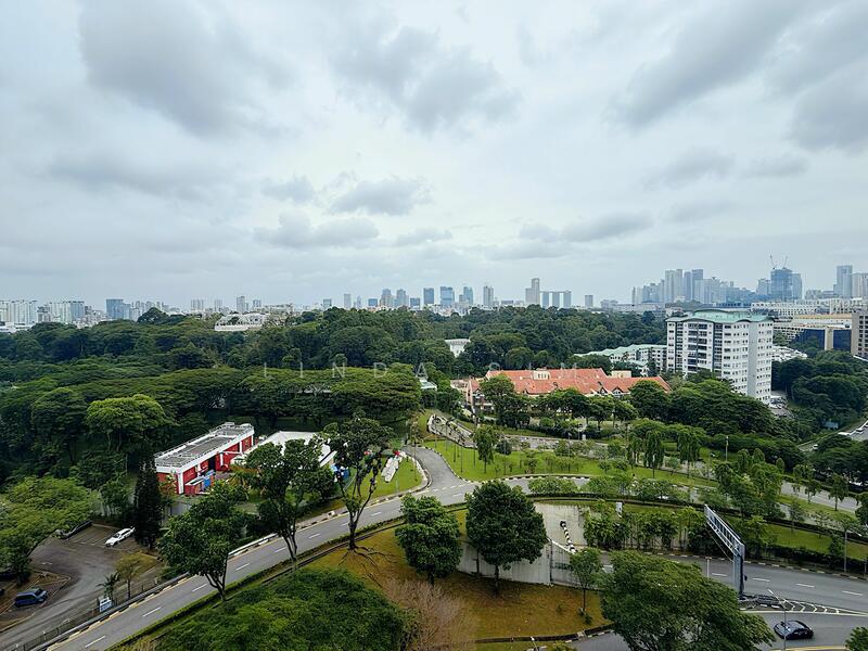 View from Living, Kitchen and rooms